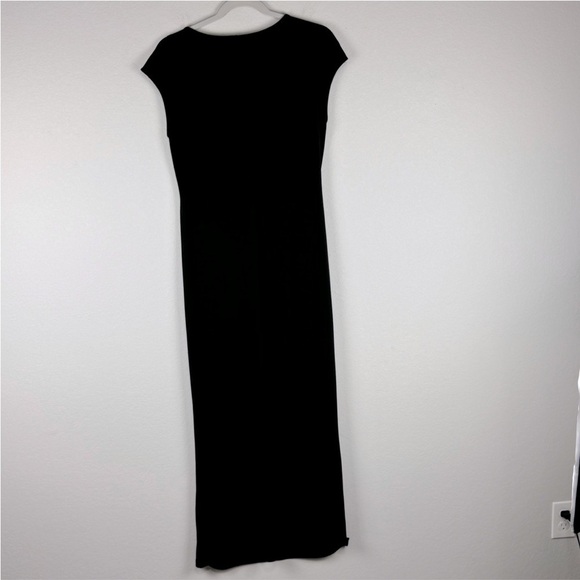 Carmen Carmen Marc Valvo Stretch Maxi Dress Cowl Neck Cap Sleeves - Picture 4 of 4